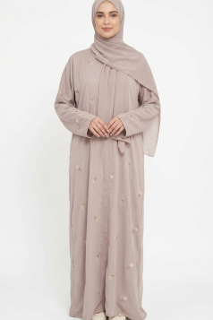 عباية بيلسان (رمادي فاتح ) 