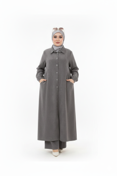 طقم سماهر (رمادي) 