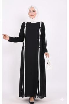 فستان ميرام (اسود)