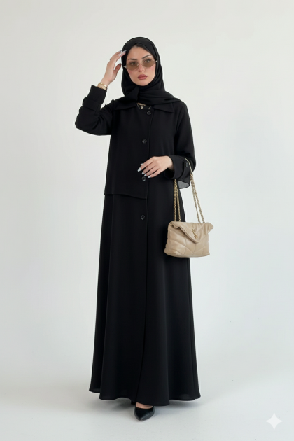 عباية كارمن (اسود) 