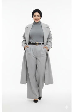  بنطال فيروز (رمادي)