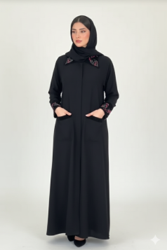 عباية زينة (اسود) 