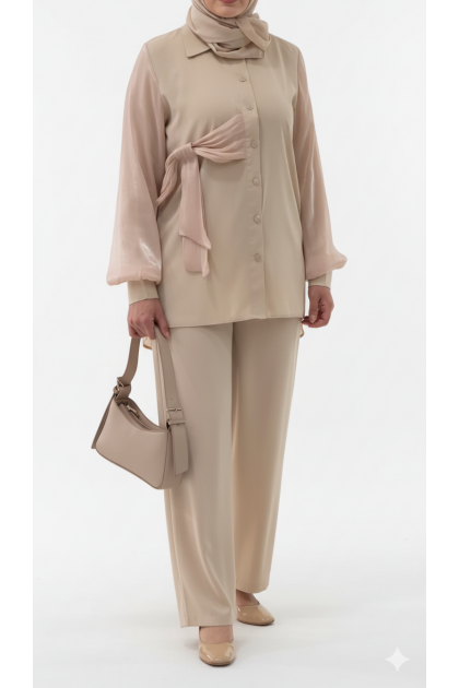 طقم دانا الرسمي (بيج)