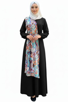 فستان سلطانة (اسود)