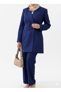 طقم رانيا الرسمي (كحلي )