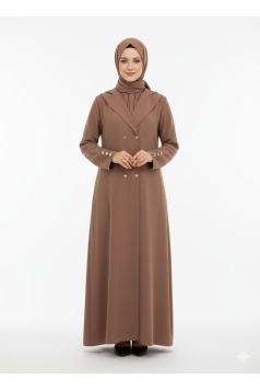 عباية دنيا  العملية المناسب لصيف (لون موكا   )