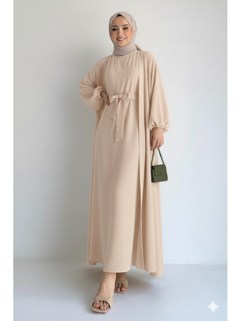 عباية بيلا فضفاض للمراه للمحجبه (بلانسر) 1420