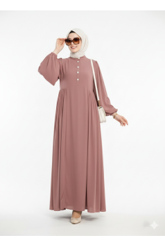 فستان سجى الصيفي العملي لون (وردي)