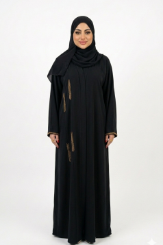 عباية سنبلة (اسود) (جملة) عباية سنبلة (اسود) (جملة)