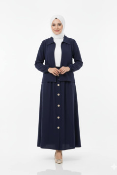 طقم رغد. الصيفي .العملية (كحلي)