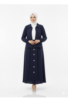 طقم رغد. الصيفي .العملية (كحلي)