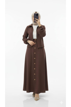 طقم رغد. الصيفي .العملية (بني )