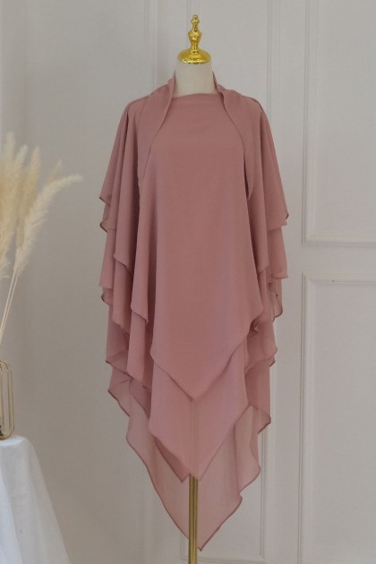 حجاب شرعي ثلاث طبقات (زهري) 4086