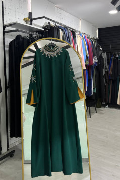 فستان اروى الصيفي الرسمي الون زمرد