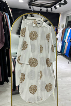 طقم دهب الصيفي الرسمي لون الابيض