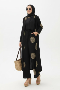 طقم دهب الصيفي الرسمي لون  الاسود