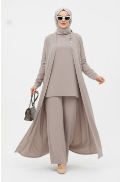 طقم ربا  ، مناسب لجميع المواسم ،بيج