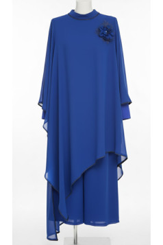 طقم لمياء لون (ازرق)