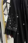 عباية خيال  المناسبة لموسم الصيف (اسود +تول اسود  )