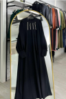 عباية اتيان المميزه بالكرستال المناسبه لموسم الصيف العملية (الاسود  )