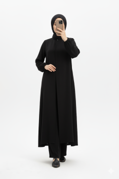 طقم لونا المناسب لموسم الصيف عملي لون اسود