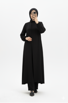 طقم لونا المناسب لموسم الصيف عملي لون اسود