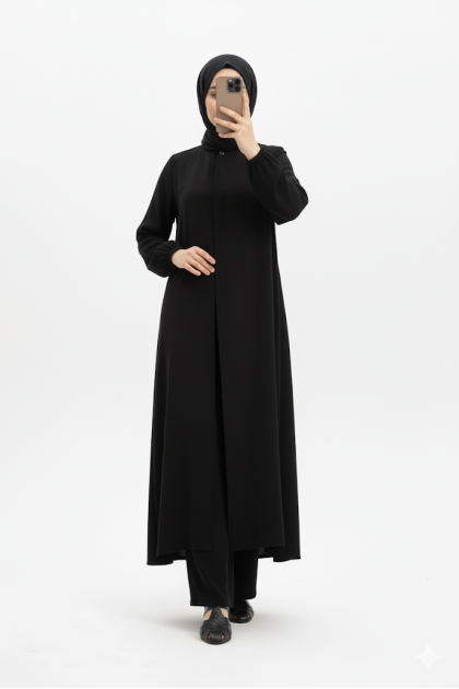 طقم لونا المناسب لموسم الصيف عملي لون اسود