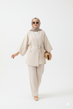 طقم ليليان العملي الصيفي (بيج  )