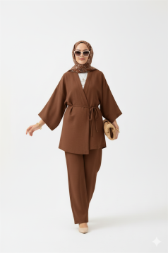 طقم ليليان العملي الصيفي (بني  )