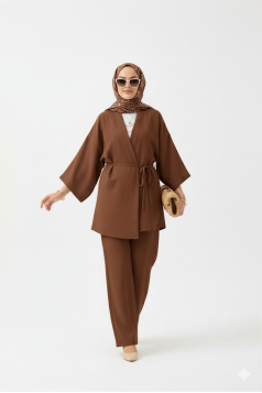 طقم ليليان العملي الصيفي (بني  )