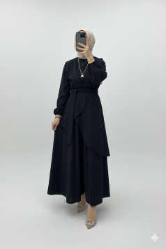 طقم ملك العملي الصيفي (اسود)