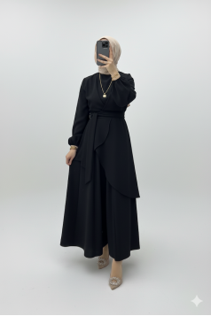 طقم ملك العملي الصيفي (اسود)