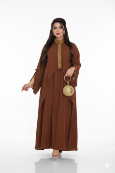 طقم  ديلارا عملي صيفي اللون البني