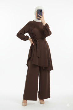 طقم فلك العملي الصيفي (بني)