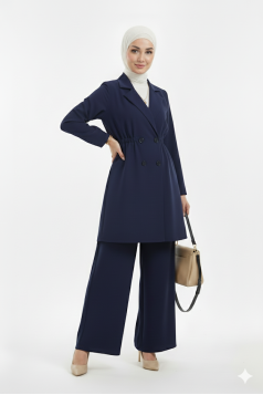 طقم عهد العملي الصيفي (كحلي)