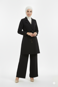 طقم عهد العملي الصيفي (اسود)