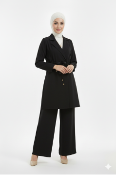 طقم عهد العملي الصيفي (اسود)