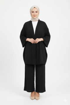 طقم ليليان العملي الصيفي (اسود )