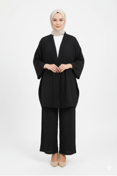 طقم ليليان العملي الصيفي (اسود )