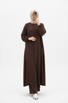 طقم لونا المناسب لموسم الصيف عملي لون بني