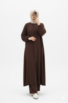 طقم لونا المناسب لموسم الصيف عملي لون بني