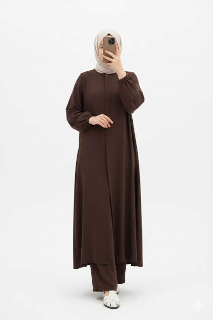 طقم لونا المناسب لموسم الصيف عملي لون بني