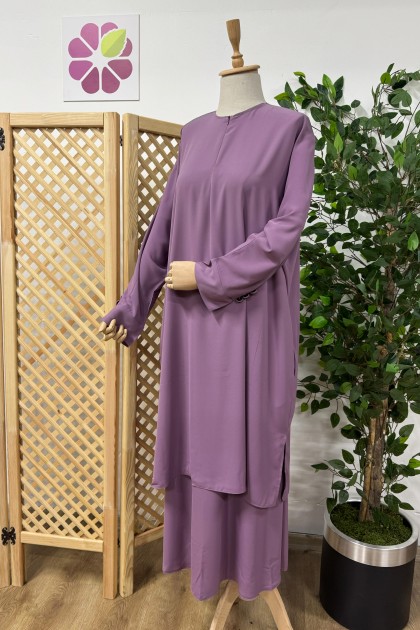 طقم التراويح مناسب لكل المواسم رسمي وعملي (زهري) 1653