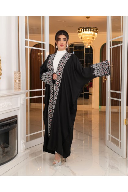 طقم بيسان الرمضاني المطرز (اسود)	