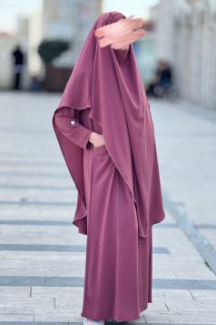  طقم زبيدة الرمضاني وردي 