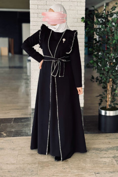 طقم رشا لون ( أسود )