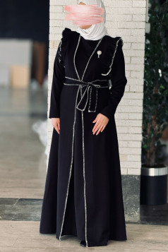 طقم رشا لون ( أسود )