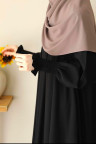 عباية نسيبة العملية .المناسبية لموسم الصيف (  اسود)