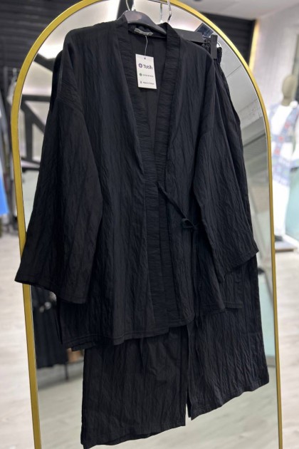 طقم ليليان العملي الصيفي (اسود )