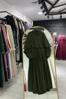 عباية نسمة المناسب لموسم الصيف عملي لون زيتي 
